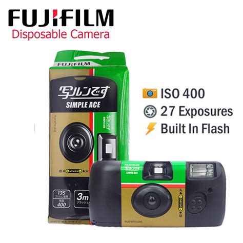 Fujifilm Simple Ace Disposable Camera Single Use Exp By 04 2026