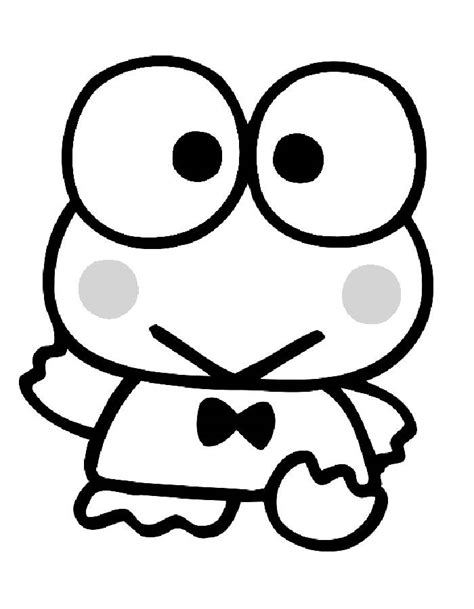 Keroppi Coloring Pages Free Printable PDF