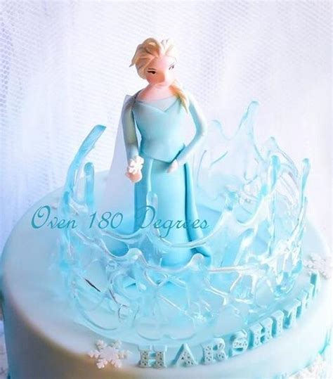 Frozen Decorated Cake By Oven 180 Degrees Cakesdecor