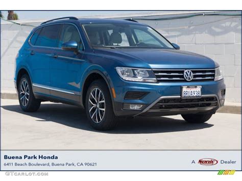 2018 Silk Blue Metallic Volkswagen Tiguan Se 144125155 Photo 39 Car Color