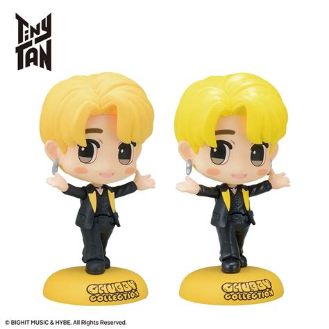 TinyTAN BTS Chubby Collection MP Butter Jimin PVC Szobor Figura 7 Cm