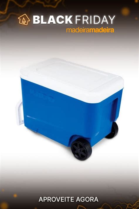 Caixa T Rmica Igloo Wheelie Cool De Litros Rodinhas