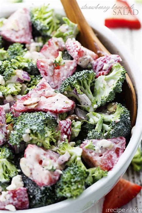 Creamy Strawberry Broccoli Salad The Recipe Critic