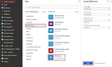 Quickstart Create A Dns Zone And Record Azure Portal Azure Dns