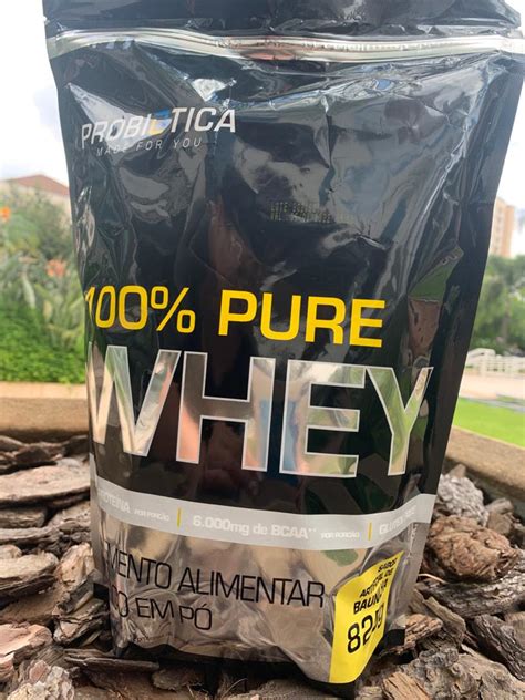 Pure Whey Refil G Baunilha Probi Tica Mundo Sadio I Vida