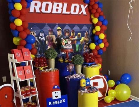 Recently The Roblox Birthday Party Is A Hit This Roblox Birthday Party Decor Is Awosome 7th