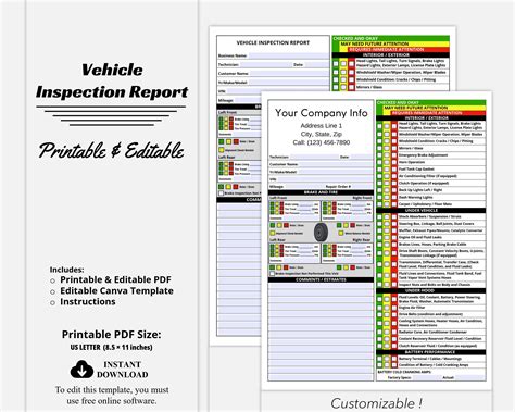 Inspection Sheet Template Excel