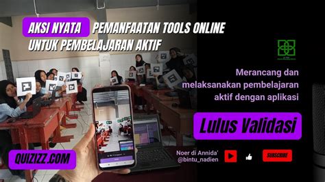 Lulus Validasi Aksi Nyata Pemanfaatan Tools Online Untuk Pembelajaran