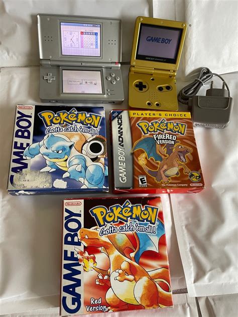 Nintendo Ds Lite Gameboy Advance Sp Zelda Edition 3 Pokemon Games