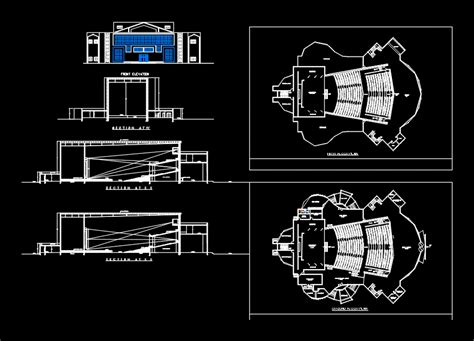 Auditorium Section DWG