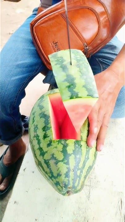 Satisfying Watermelon Cutting In Bd 🍉🍉 Youtube Youtubeshorts Viral Tranding Watermelon