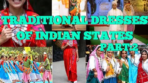 Traditional Dressespart 2traditional Dresses Of Indian States Youtube