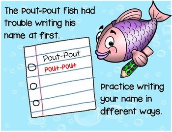 Pout Pout Fish Goes To School Activities By Kindertales TpT