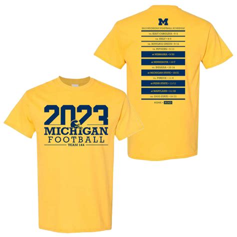 University of Michigan Football 2023 Season Tee