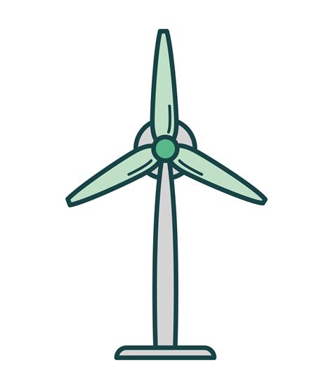 Wind Turbine Illustration 4083033 Vector Art At Vecteezy