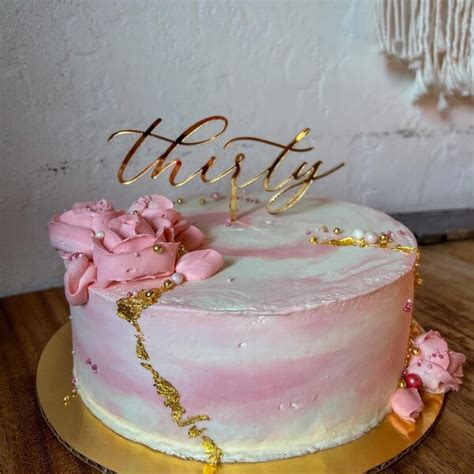 Thirty Cake Topper 30th Cake Topper Acrylic Cake Topper Birthday