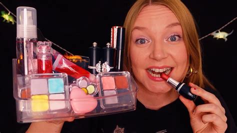 Asmr Eating My Makeup Collection Whispered Youtube