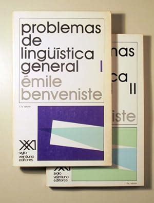 PROBLEMAS DE LINGÜÍSTICA GENERAL 2 vol Completo Madrid 1997 by