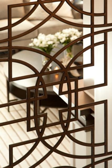 Wrought Iron Room Divider Robeson Design Transitional San Diego