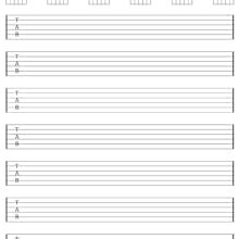 The Guitar Tab Notebook Blank Guitar Tablature Sheets Publishing NMT