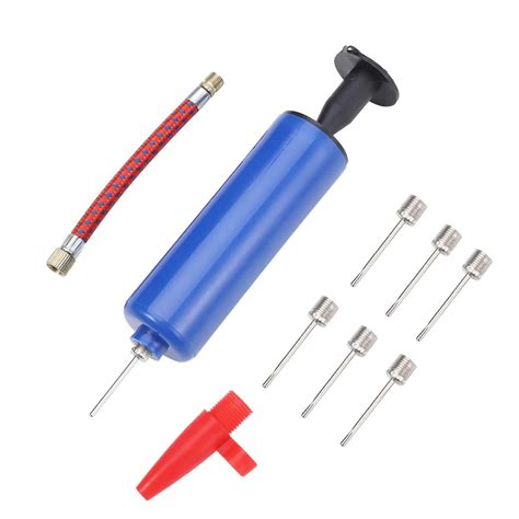 10pcs Ball Pump Set Hand Pump 6inch Inflator Portable Ball Volleyball