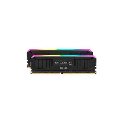 Memória Ram Crucial 32gb Ballistix Max Ddr4 Cl19 2x16gb 4400mhz Black