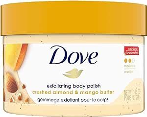 Dove Gommage Exfoliant Pour Le Corps Amande Et Beurre De Mangue 310