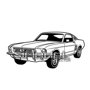 Ford Mustang Vector Graphic Photos And Images Clip Art