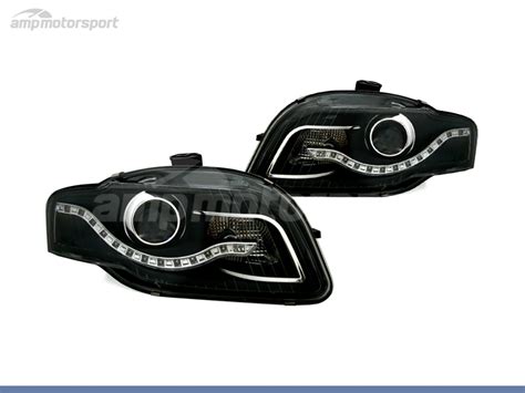 FAROIS DIANTEIROS LUZ DIURNA LED PARA AUDI A4 B7 Motorsport