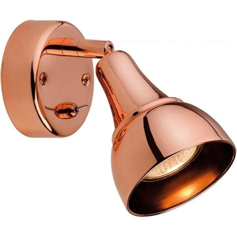 Firstlight 3464CP Country Single Light Switched Spot Light In Copper