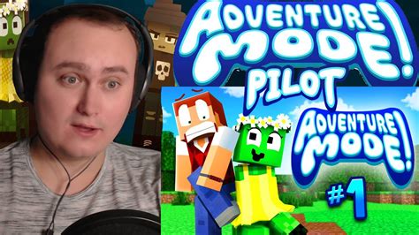 ADVENTURE MODE PILOT Minecraft Animation Series Reaction YouTube