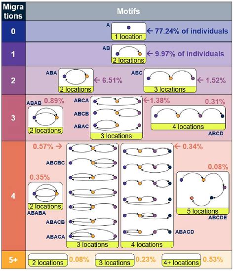 Figure 1 From A Mobility Model For Return And Repeated Migration Based On Network Motifs