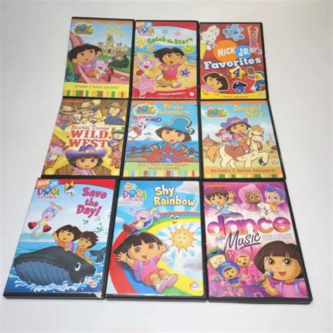 Lot Of Dora The Explorer Dvds Nick Jr Nickelodeon Mermaids Party