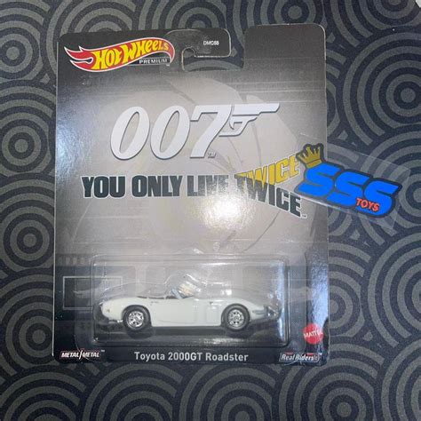 Toyota GT Roadster HOT WHEELS PREMIUM You Only Live Twice Shopee Malaysia