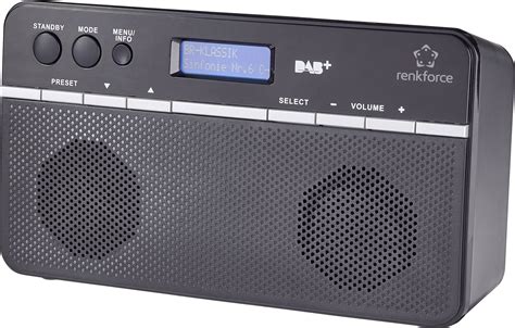 DAB Transistorradio Renkforce NE 6210 DAB FM Zwart Conrad Nl