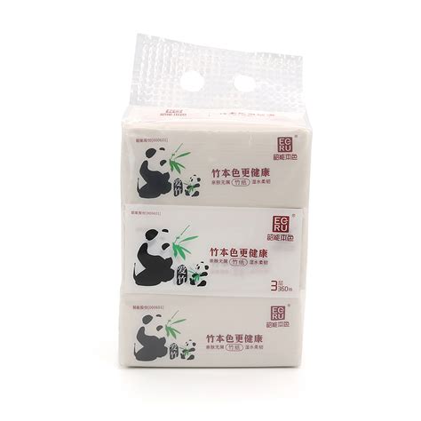 Bamboo Recycled Soft Facial Tissues Luzhou Pack