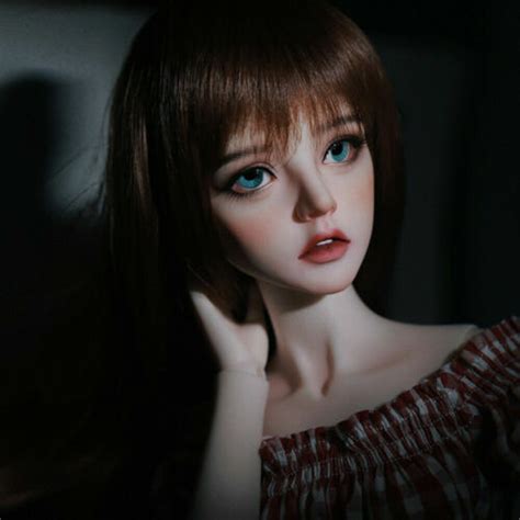 Full Set Bjd Doll 1 3 Sexy Girl Resin Body Eyes Wig Clothes Shoes