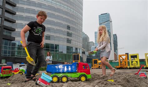 Juni Dag Van De Bouw In Zuidas Zuidas