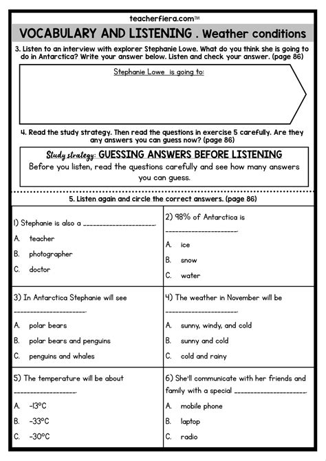 Year 5 2021 Supporting Materials Based On The Main Textbook Unit 8