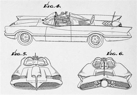 1966 Batmobile Blueprints