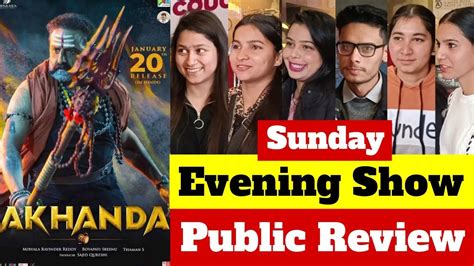 Akhanda Evening Show Public Review Akhanda Public Reaction Akhanda