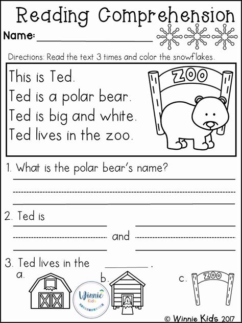 Beginner Kindergarten Reading Worksheets