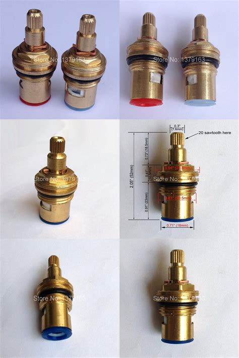 Visit To Buy 2 Pcs 18mm Brass Replacement Ceramic Disc Tap Valves