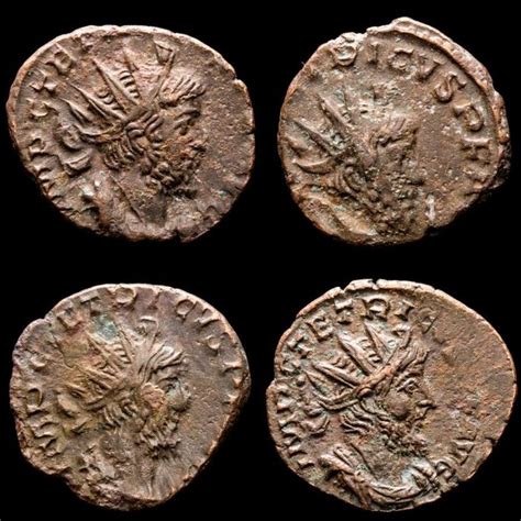 Romeinse Rijk Lot Comprising 4 Antoniniani Tetricus I AD Catawiki