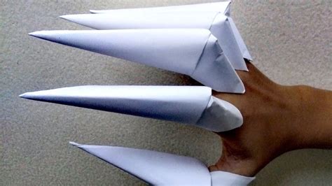 How To Make Origami Claws Easy Youtube