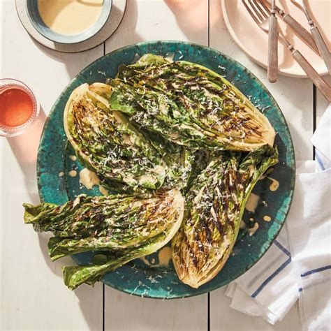 Grilled Romaine With Caesar Dressing Recipes Ww Usa Recipe Grilled Romaine Healthy