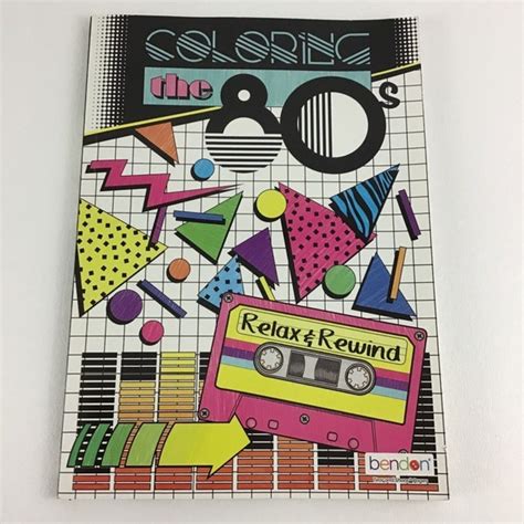 1980s Coloring Book Etsy