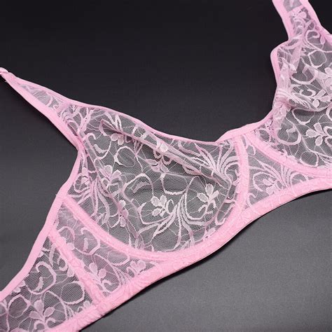 Sexy Lace Bras Women Bra Unlined Wired Bralette Transgender Lingerie Brassiere Ebay
