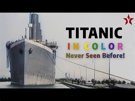 The Real Titanic Ship In Color