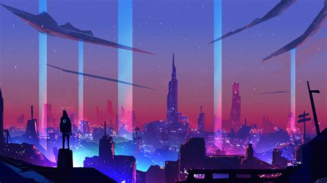 Wallpaper : Synth, Retrowave, neon, cyberpunk, digital art 1920x1080 ...